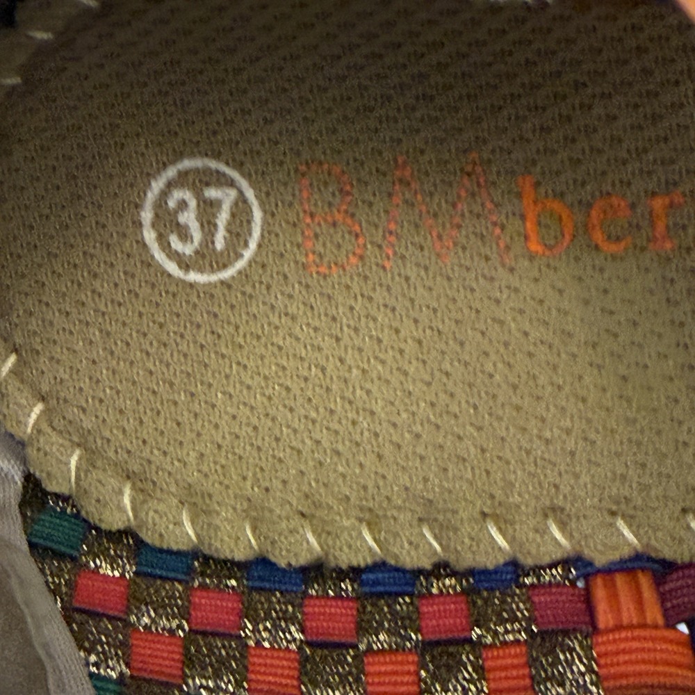 Bernie Mev‎ Comfi Bronze Multi Comfort Shoe Womens 37 Size 6 New - Picture 7 of 10